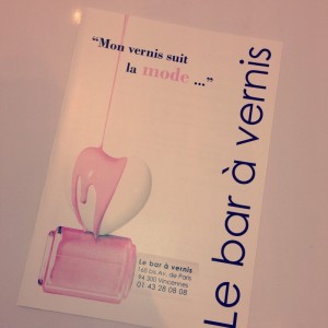 Le bar à vernis  Vincennes